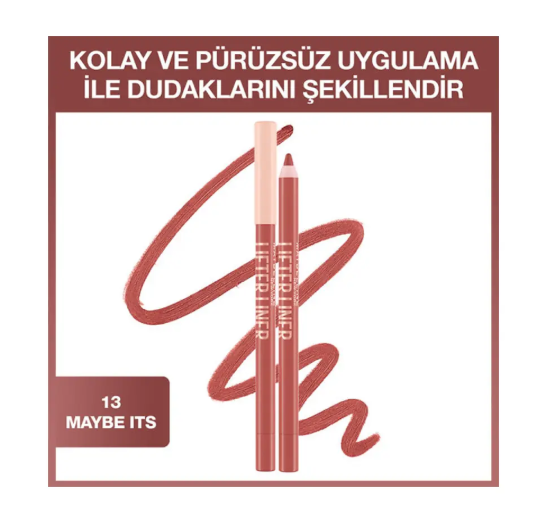MAYBELLİNE NEW YORKMAYBELLİNE NEW YORK LİFTER LİNER DUDAK KALEMİ- 013 MAYBE IT'S