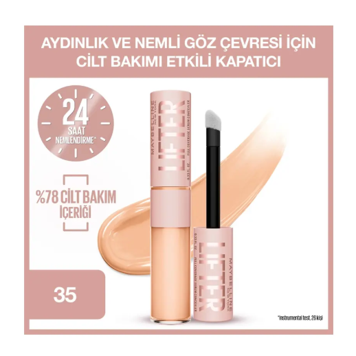 MAYBELLİNE NEW YORKMAYBELLİNE NEW YORK LİFTER KAFEİN VE PEPTİTLER İÇEREN NEMLENDİREN VE AYDINLATAN KAPATICI - 35
