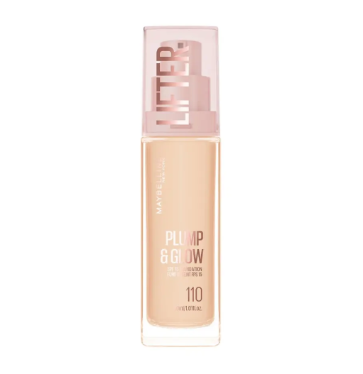 MAYBELLİNE NEW YORKMAYBELLİNE NEW YORK LİFTER PLUMP & GLOW NİASİNAMİD VE HYALÜRONİK ASİT İÇEREN AYDINLATAN FONDÖTEN - 110