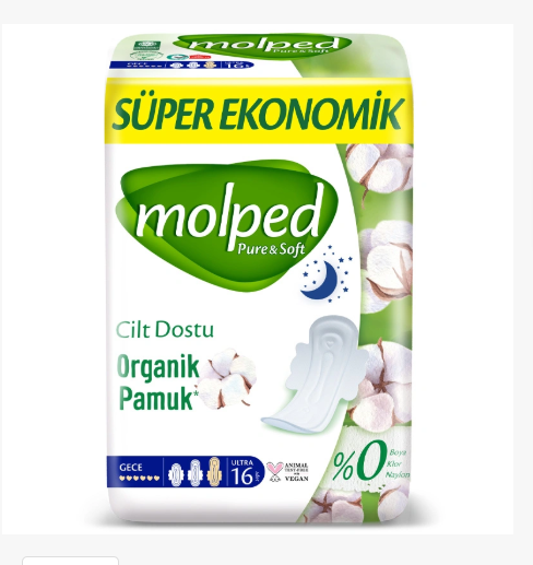 MOLPEDMOLPED PURE & SOFT SÜPER EKO GECE 16'LI