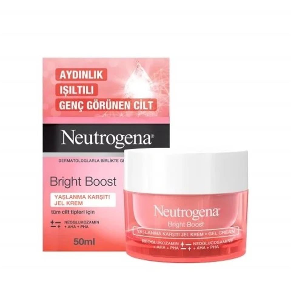 NEUTROGENA BRİGHT BOOST YAŞLANMA KARŞITI JEL KREM 50 ML