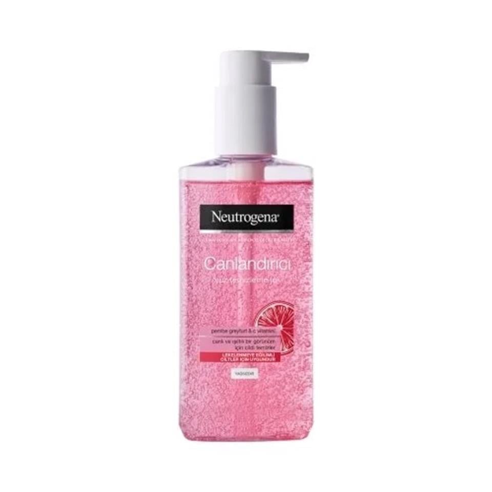 NEUTROGENA CANLANDIRICI PEMBE GREYFURT YÜZ TEMİZLEME JELİ 200 ML