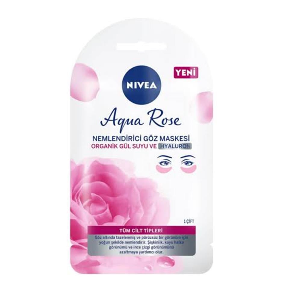 NİVEA AQUA ROSE NEMLENDİRİCİ GÖZ MASKESİ 