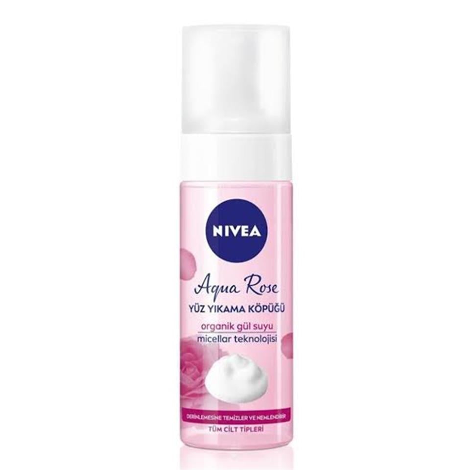 NİVEA AQUA ROSE YÜZ YIKAMA KÖPÜĞÜ 150 ML