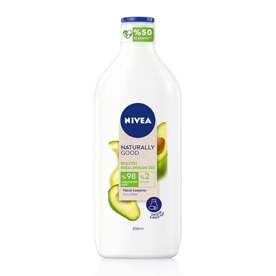 NİVEA NATURALLY GOOD DOĞAL AVOKADO VÜCUT LOSYONU 350 ML