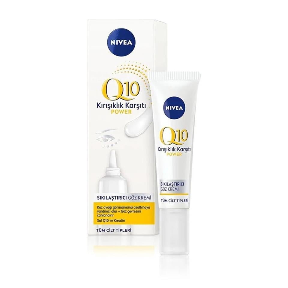 NİVEA Q10 POWER KIRIŞIK KARŞITI + SIKILAŞTIRICI GÖZ BAKIM KREMİ 15 ML