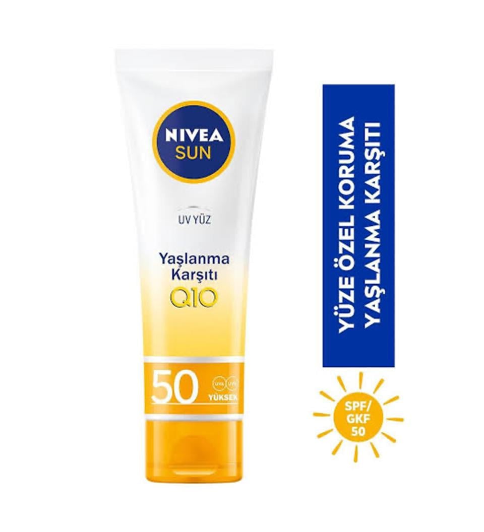 NİVEA SUN UV YAŞLANMA & LEKE KARŞITI GÜNEŞ KREMİ 50GKF 50 ML