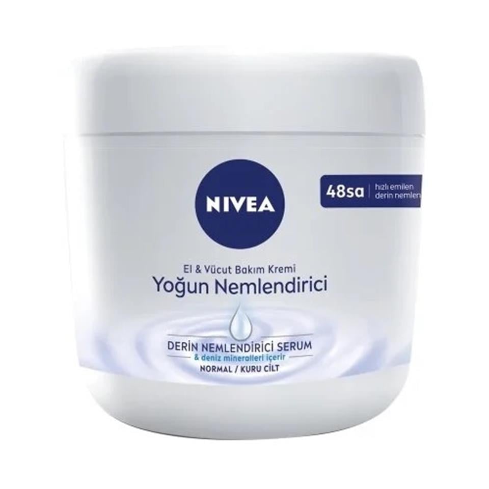 NİVEA YOĞUN NEMLENDİRİCİ EL & VÜCUT BAKIM KREMİ 400 ML