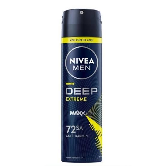 NİVEANİVEA MEN ERKEK SPREY DEODORANT DEEP EXTREME 150 ML