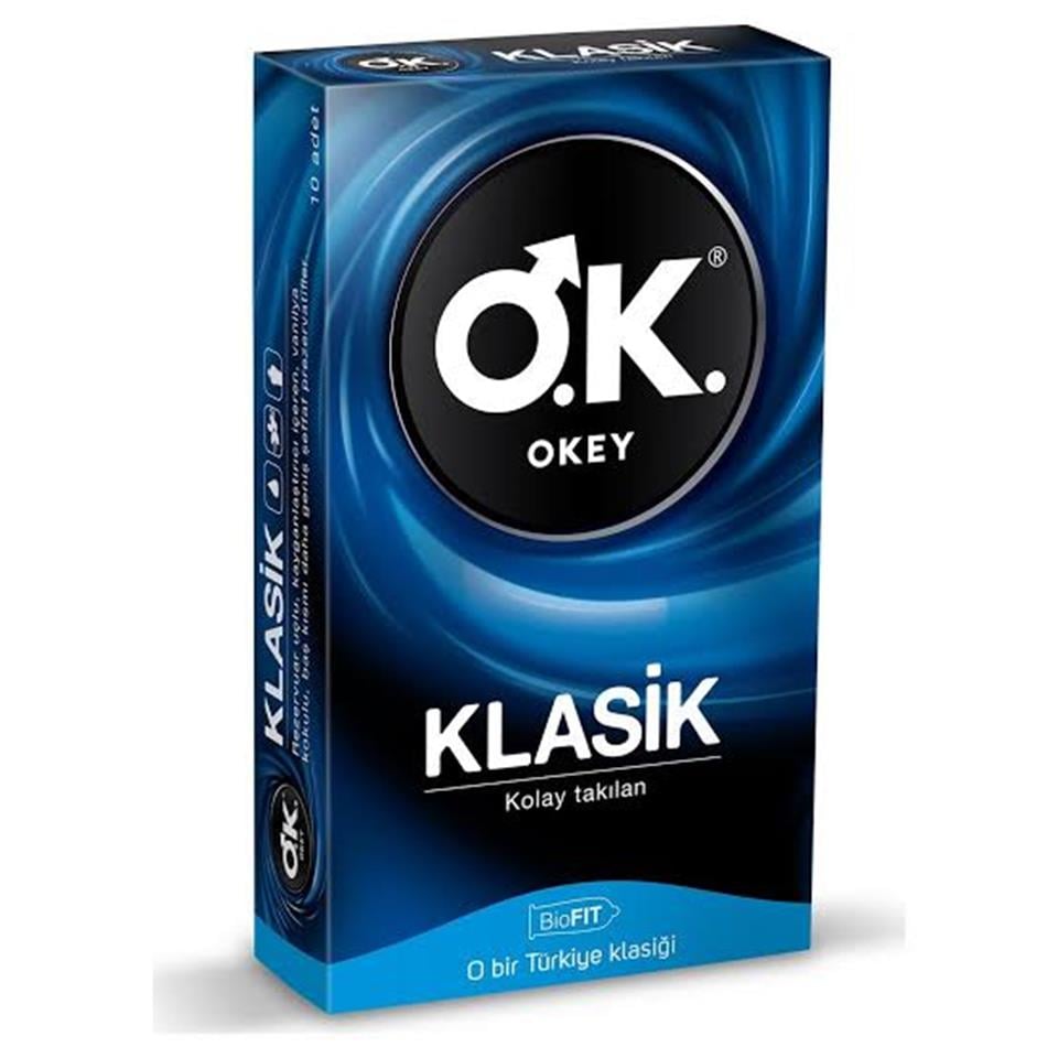 OKEY KLASİK PREZERVATİF 10LU 