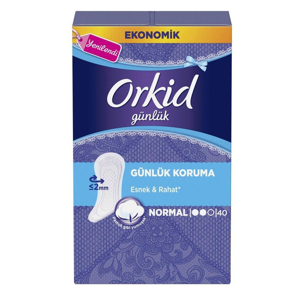 ORKİD GÜNLÜK PED NORMAL EKONOMİK PAKET 40 PED