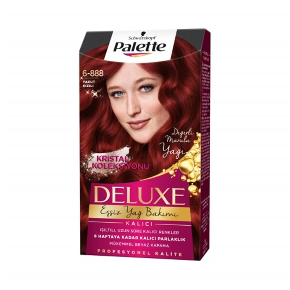 PALETTE DELUXE KALICI SAÇ BOYASI 6-888 YAKUT KIZILI 
