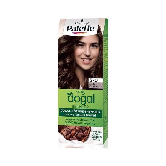 PALETTEPALETTE SAÇ BOYASI KALICI DOĞAL RENKLER 5,0 AÇIK KAHVE