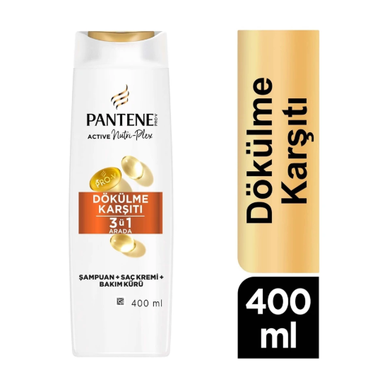 PANTENEPANTENE DÖKÜLME KARŞITI ŞAMPUAN 3'Ü 1 ARADA 400 ML