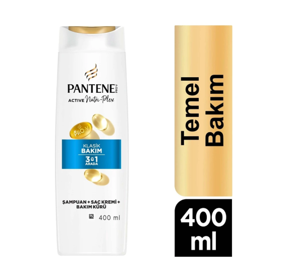 PANTENEPANTENE KLASİK BAKIM ŞAMPUANI 3'Ü 1 ARADA 400 ML