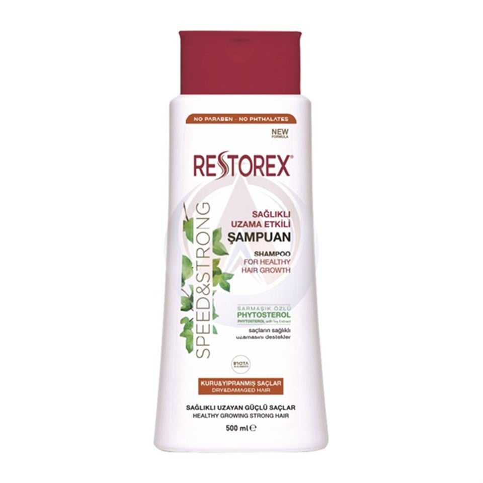 RESTOREX SAĞLIKLI UZAMA ETKİLİ ŞAMPUAN 500ML KURU YIPRANMIŞ SAÇLAR