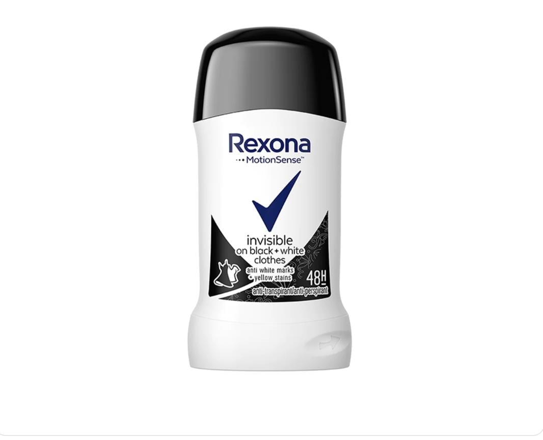 REXONAREXONA DEODORANT STİCK WOMEN INVİSİBLE BLACK+WHİTE 40 ML