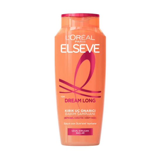 Saç ŞampuanıLOREAL ELSEVEL'ORÉAL PARİS ELSEVE DREAM LONG KIRIK UÇ ONARICI BAKIM ŞAMPUANI 500 ML