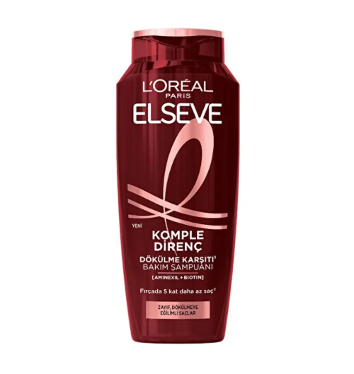 Saç ŞampuanıLOREAL ELSEVEL'ORÉAL PARİS ELSEVE KOMPLE DİRENÇ DÖKÜLME KARŞITI BAKIM ŞAMPUANI 500 ML