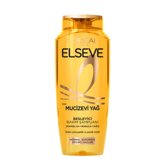Saç ŞampuanıLOREAL ELSEVEL'ORÉAL PARİS ELSEVE MUCİZEVİ YAĞ BESLEYİCİ BAKIM ŞAMPUANI 500 ML