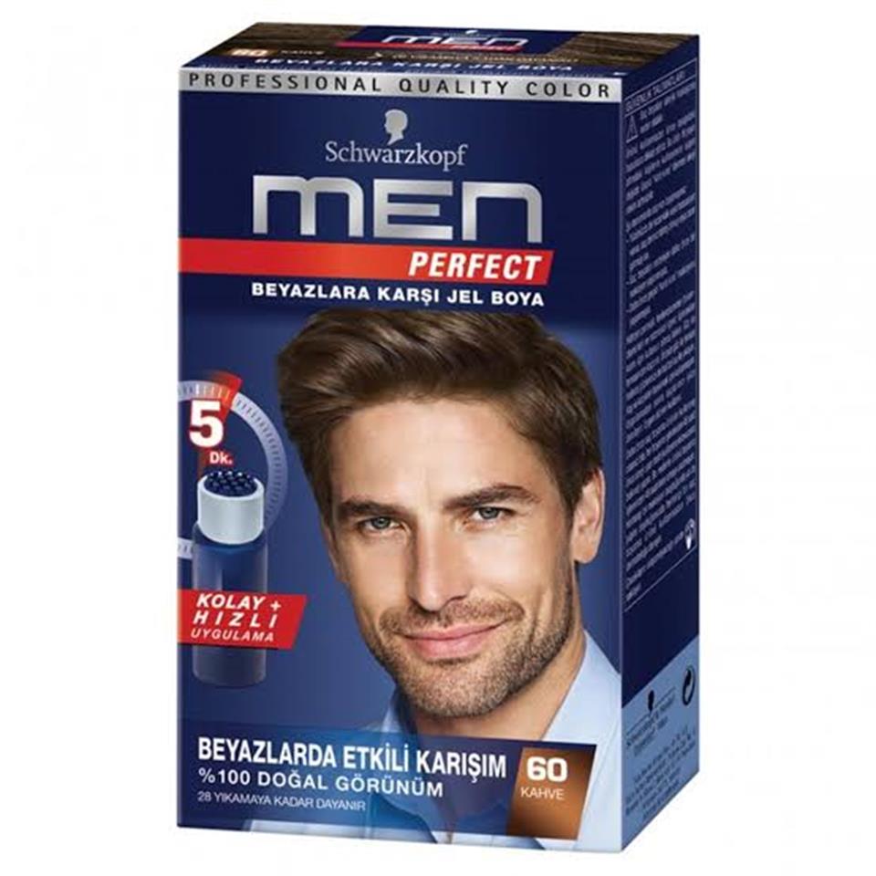 SCHWARZKOPF PERFECT MEN 60 KAHVE SAÇ BOYASI