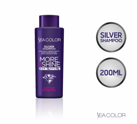 SEA COLORSEA COLOR MORE SHİNE SİLVER ŞAMPUAN 200ML