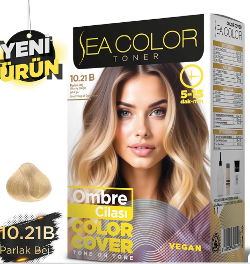 SEA COLORSEA COLOR TONER OMBRE CİLASI 10.21B PARLAK BEJ