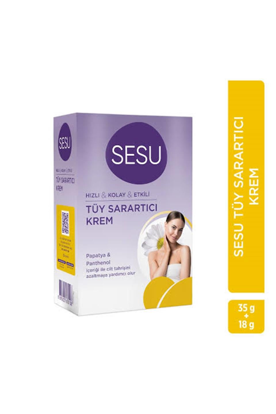 SESU TÜY SARARTICI KREM 35GR + 18GR