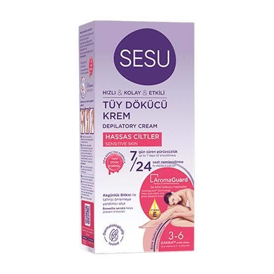 SESUSESU TÜY DÖKÜCÜ KREM HASSAS CİLT 40 ML
