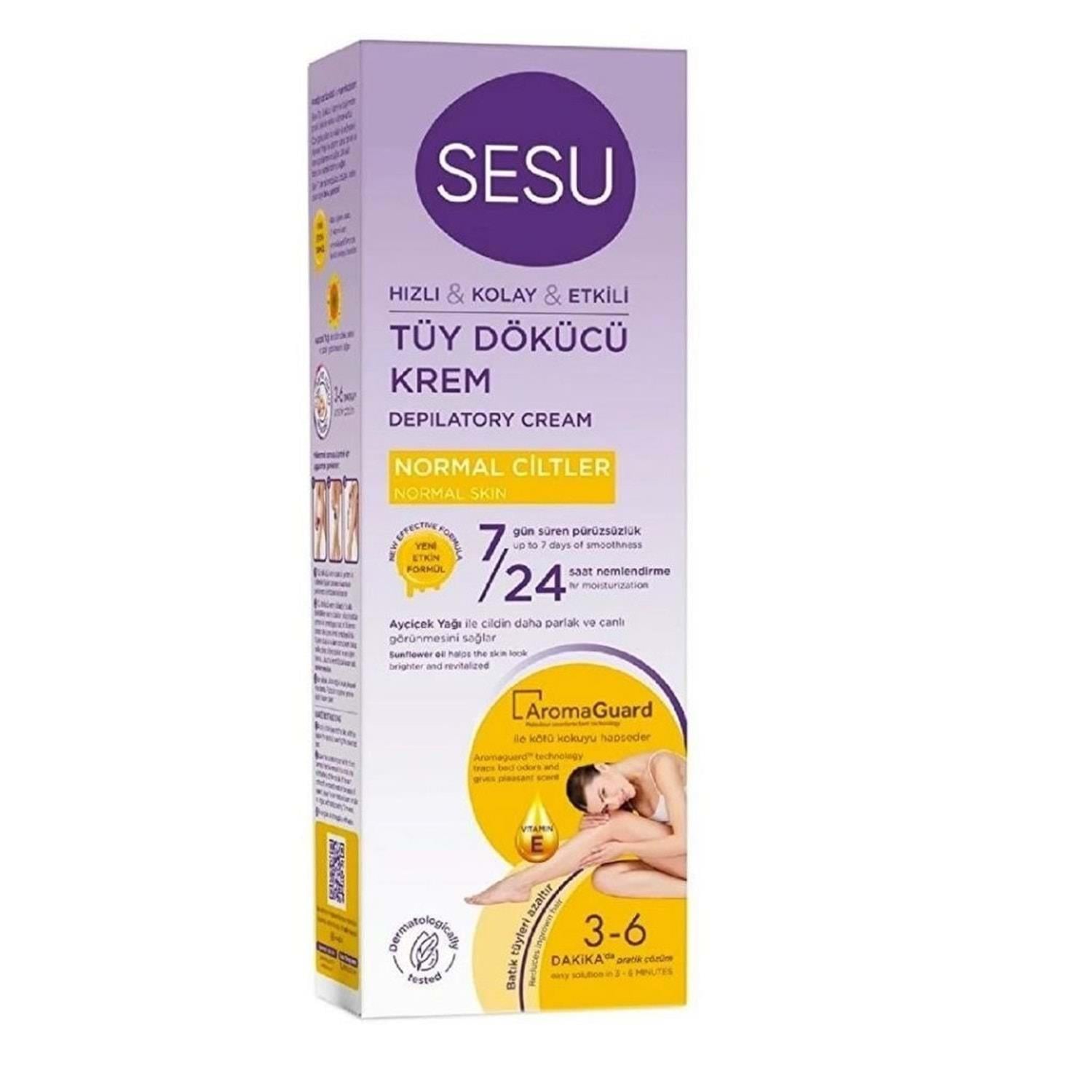 SESUSESU TÜY DÖKÜCÜ KREM NORMAL CİLTLER 100 ML