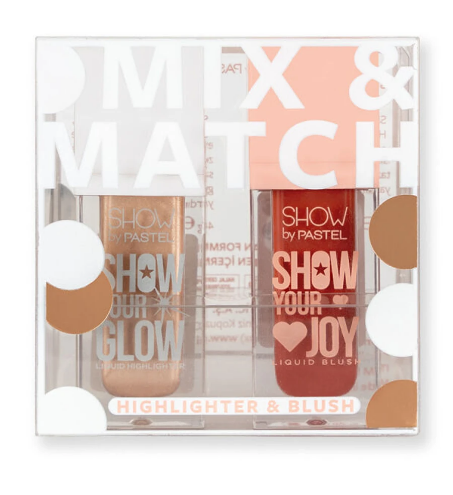 SHOW BY PASTELSHOW BY PASTEL GLOW LİQUİD HİGHLİGHTER 72 & JOY LİQUİD BLUSH 57