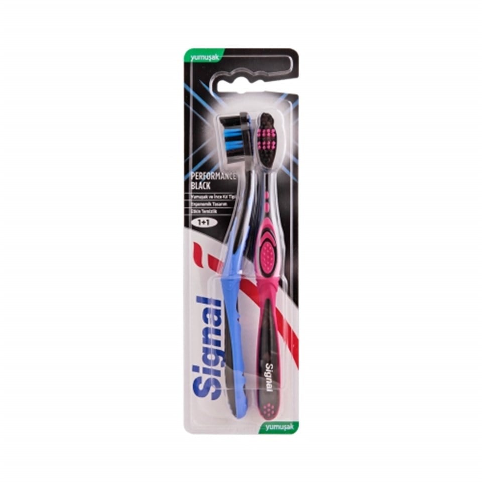 SİGNAL PERFORMANCE BLACK DİŞ FIRÇASI 1+1