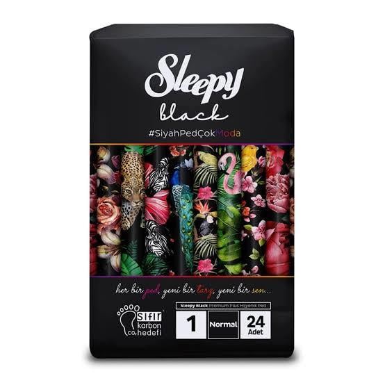 SLEEPYSLEEPY BLACK SUPER ECO NORMAL 24'LÜ