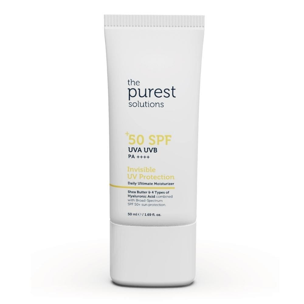 THE PURESTTHE PUREST SOLUTİONS GÖRÜNMEZ UV KORUMASI GÜNLÜK YOĞUN NEMLENDİRİCİ SPF 50+ 50 ML