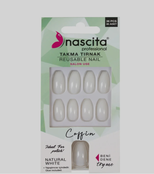 TırnakNASCİTANASCİTA NATURAL WHITE 36'LI TAKMA TIRNAK