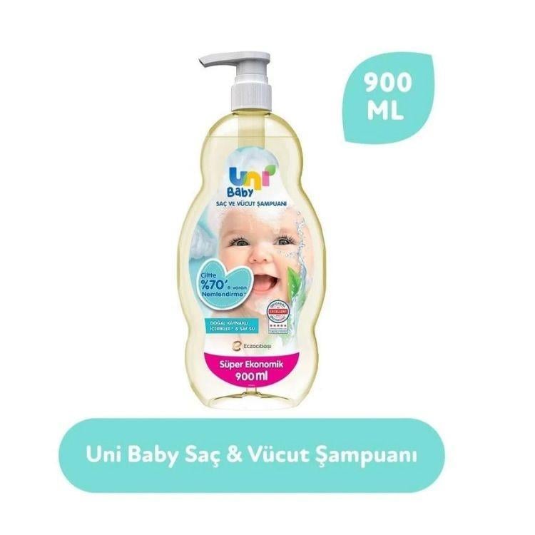 UNİ BABYUNİBABY BOYASIZ ŞAMPUAN  900 ML