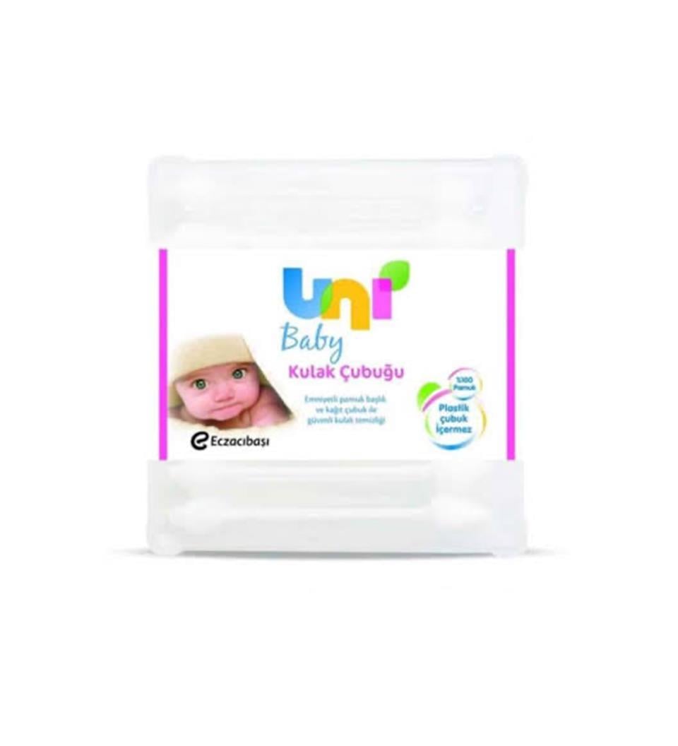 UNI CARE KULAK ÇUBUĞU EMNİYETLİ PAMUKBAŞLIKLI 60 ADET