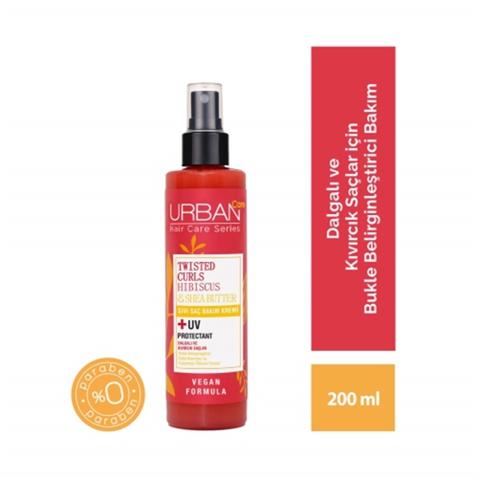 URBAN CARE CURL SHEA VE HİBİSCUS SIVI SAÇ KREMİ 200ML