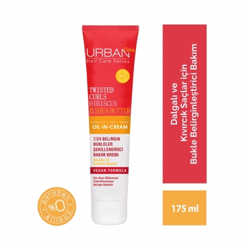 URBAN CARE HİBİSCUS AND SHEA BUTTER ŞEKİLLENDİRİCİ BAKIM KREMİ 175 ML