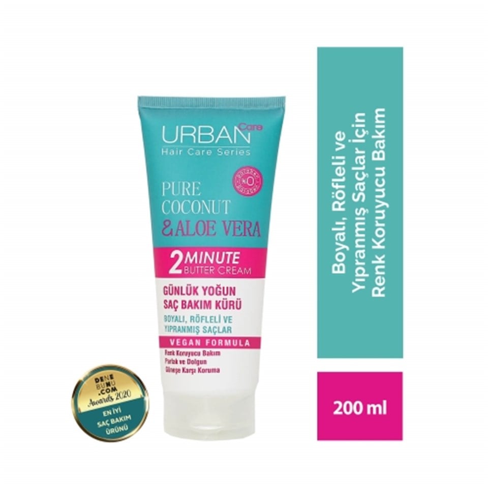 URBAN CARE PURE COCONUT VE ALOE VERA GÜNLÜK SAÇ BAKIM KREMİ
