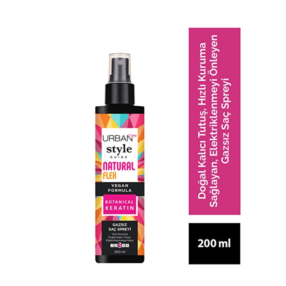URBAN CARE SPREY GAZSIZ NATURAL FLEX 200ML