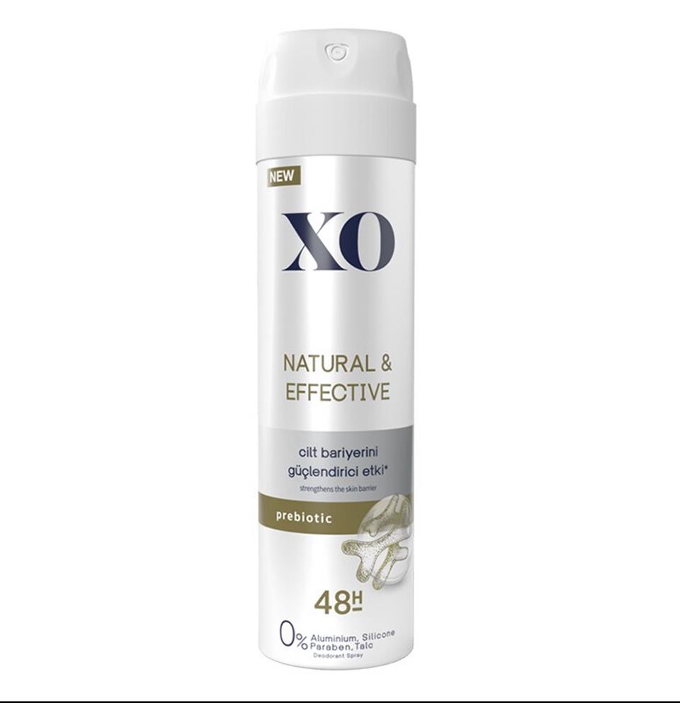 XO NATURAL & EFFECTİVE KADIN DEODORANT SPREY 150 ML