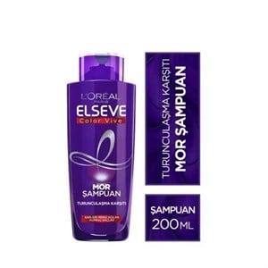 ELSEVE TURUNCULAŞMA KARŞITI MOR ŞAMPUAN 200 ML