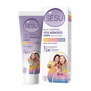 Epilasyon ÜrünleriSESUSESU TÜY DÖKÜCÜ KREM AĞDAYA İLK ADIM 100 ML