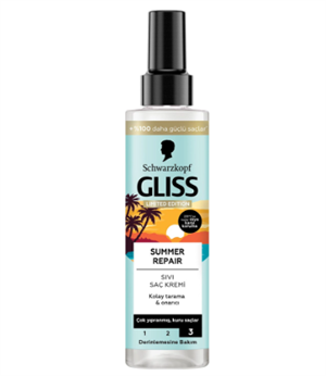 Saç Bakım ÜrünleriGLİSSGLİSS SIVI SAÇ KREMİ SUMMER REPAİR 200 ML