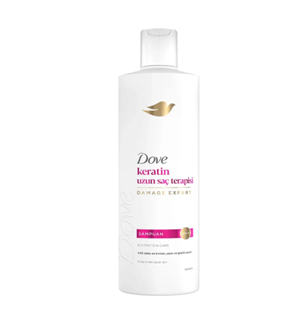 Saç ŞampuanıDOVEDOVE KERATİN UZUN SAÇ TERAPİSİ ŞAMPUAN 375 ML