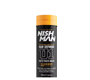 Saç ŞekillendiriciMarkasızlarNİSHMAN SAÇ ŞEKİLLENDİRİCİ MAT ARGAN ÖZLÜ WAX U1 100 ML