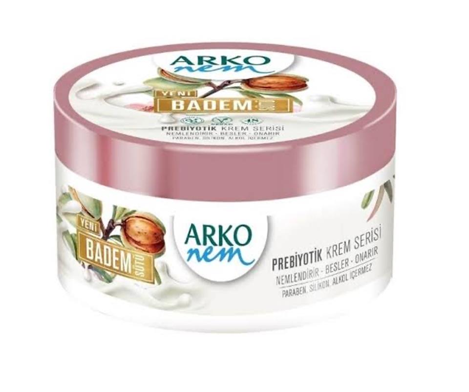ARKO NEM PREBİYOTİK KREM SERİSİ BADEM SÜTÜ 250ML