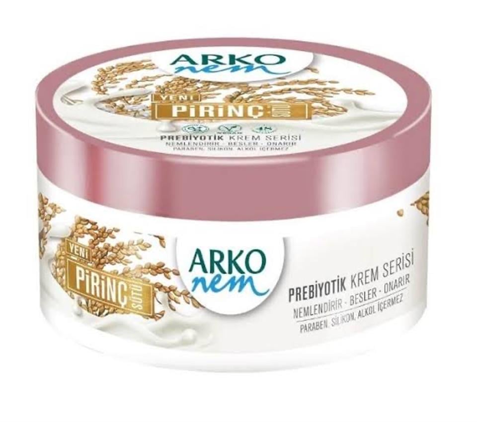 ARKO NEM PREBİYOTİK KREM SERİSİ PİRİNÇ SÜTÜ 250ML