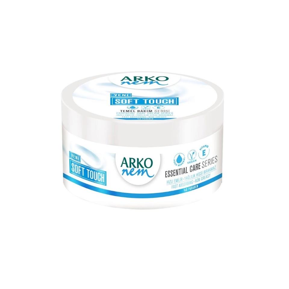ARKO NEMLENDİRİCİ BAKIM SOFT TOUCH EL VE VÜCUT KREMİ 300 ML